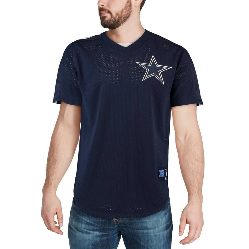 Mitchell &amp; Ness - 【売り尽くし】NFL　ダラスカウボーイズ　オフィシャルVネック　ジャージ　新品 Mitchell & Ness - 【売り尽くし】NFL ダラスカウボーイズ