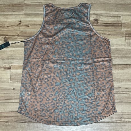 LA発祥 【L】 ダイヤモンドサプライ Diamond Supply Co メッシュ タンクトップ ヒョウ柄 ビブス LA