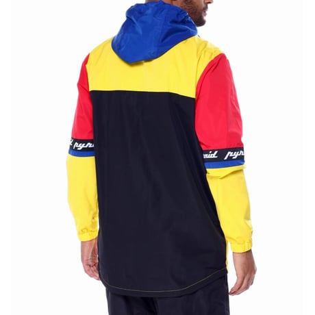 USA限定 BLACK PYRAMID ブラックピラミッド 90’s カラーブロック 上下 セットアップ ウィンドブレーカー