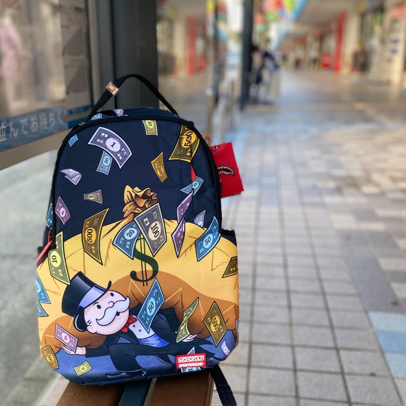 限定 SPRAYGROUND モノポリー MONOPOLY マネーバッグ バックパック Sav...