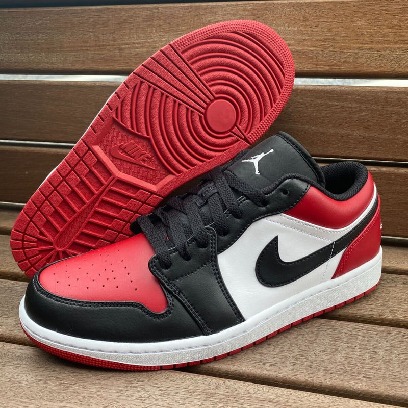 NIKE ナイキ AIR JORDAN1 LOW エアジョーダン1 ローカット 黒赤 BRED...