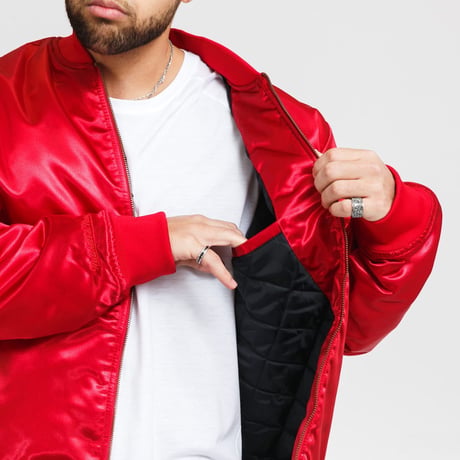 Mitchell&Ness ミッチェル&ネス NBA シカゴ ブルズ HWC サテン スタジアムジャンパー