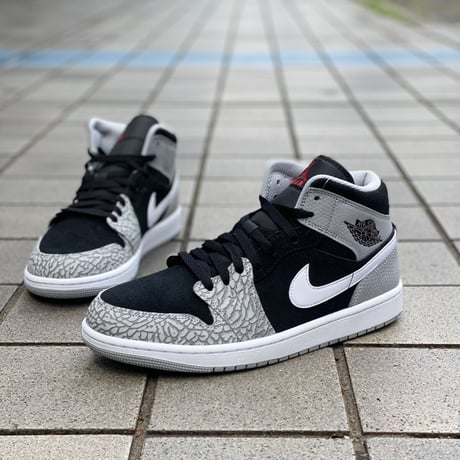 NIKE ナイキ AIR JORDAN1 MID エアジョーダン1 ミッドカット ELEPHANT エレファント (AJ34)