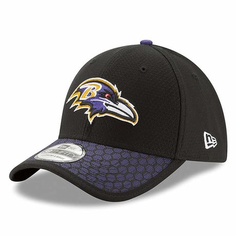 Newera ニューエラ NFL 【S/M】 ボルティモア レイブンズ  39THIRTY ストレッチフィットキャップ FLEX
