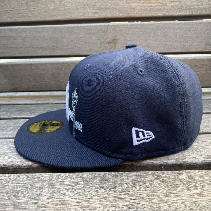 海外限定 59FIFTY ニューエラ NEWERA ヤンキース NY Yankees 総刺繍