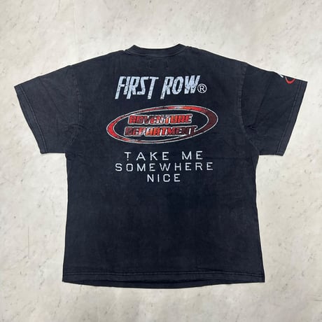 LA発祥 FIRST ROW ファーストロー Midnight Rodeo T-Shirts スタッズ ヘヴィーウォッシュドTシャツ (CropT55)