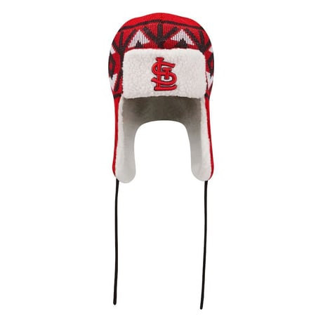 USA限定 ニューエラ Newera セントルイス カージナルス Cardinals 空軍 トラッパー 極暖ニット