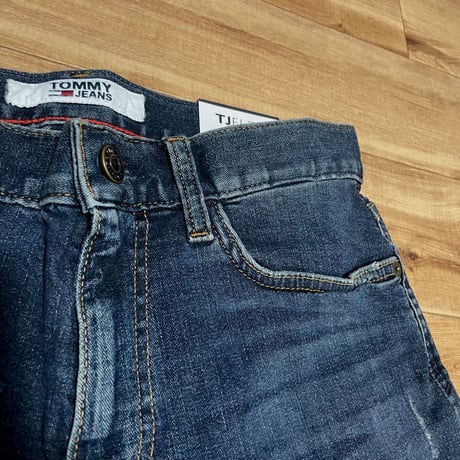 TOMMY JEANS USA トミージーンズ  SLIM FIT テーパード ストレッチデニム インディゴ