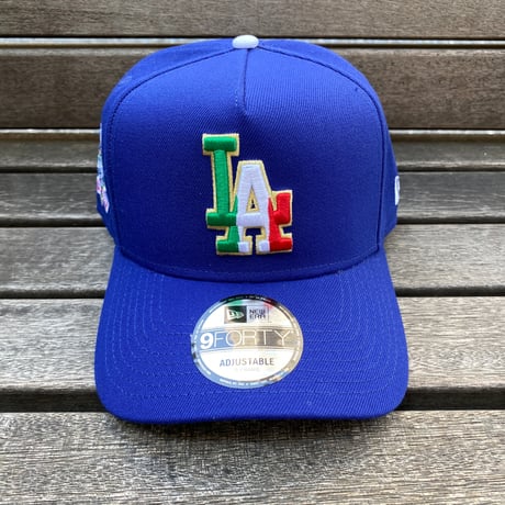 海外限定 Newera ニューエラ 9Forty Aフレーム LA Dodgers ドジャース 100th Anniv キャップ (940-322)