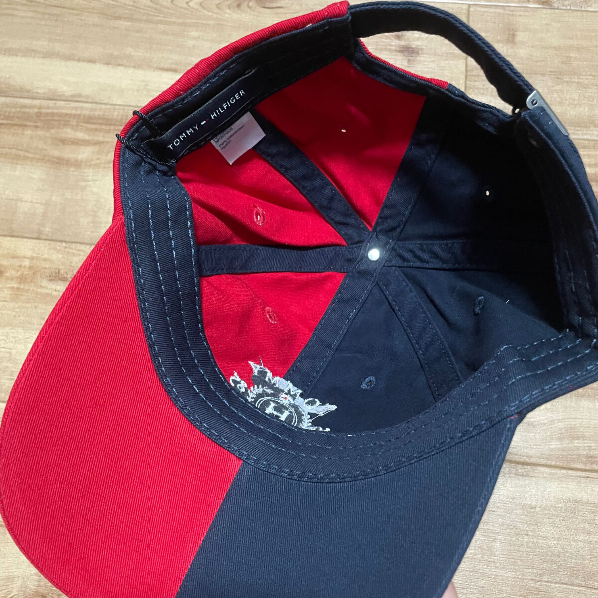 【激レア】90s ヴィンテージトミーヒルフィガースナップバックキャップ USA製 TOMMY HILFIGER トミーヒルフィガー ベースボールキャップ