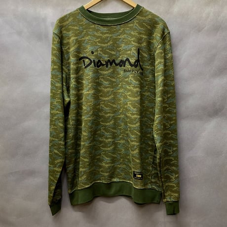 Diamond Supply ダイヤモンドサプライ TonalCamo クルーネック スウェット トレーナー カモフラージュ