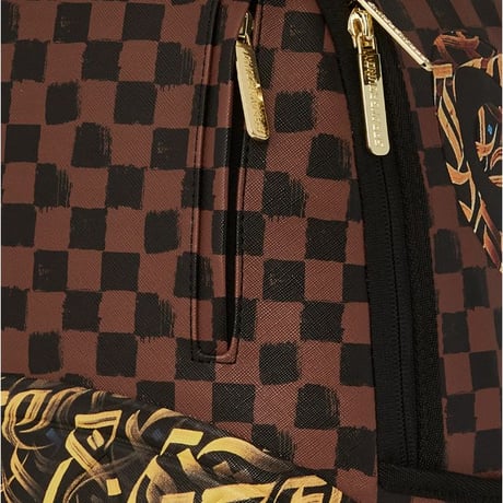 特別限定コラボ SPRAYGROUND スプレイグラウンド DIAA ALLAM ディアアラム アラビア書道 バックパック 茶 (BKPK75)