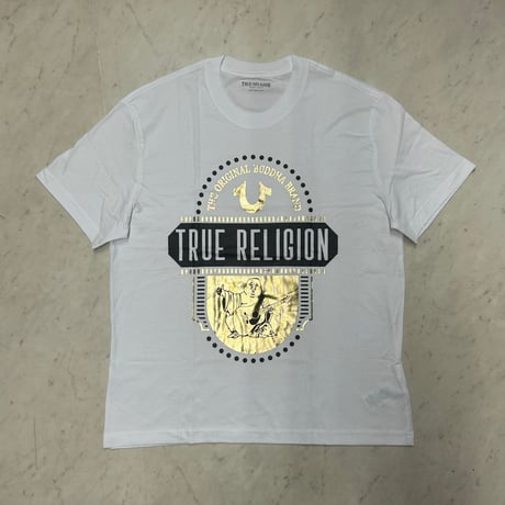 True Religion トゥルーレリジョン Buddha Gold Foil ブッダ ゴールドフォイル Tシャツ  (TRUE-TS18)