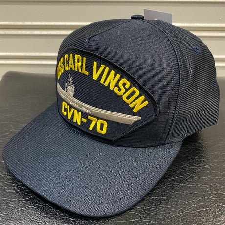 アメリカ製 イーグルクレスト社 CVN-70 CARL VINSON カールヴィンソン 米海軍 空母 ミリタリーキャップ