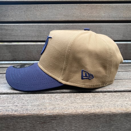 海外限定 Newera ニューエラ 9Forty A-Frame Aフレーム LA Dodgers ドジャース 茶/紺 シティコネクト (940-55)