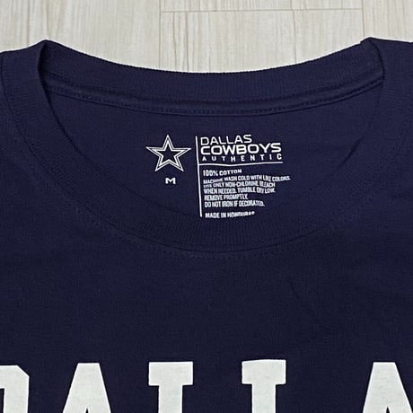 日本未入荷 NFL公式 Dallas Cowboys ダラス カウボーイズ オーセンティック 半袖 Tシャツ