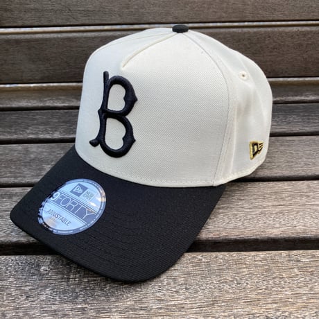 海外限定 Newera 9Forty Aフレーム Dodgers ブルックリン ドジャース 42 JackieRobinson スナップバックキャップ (940-170)
