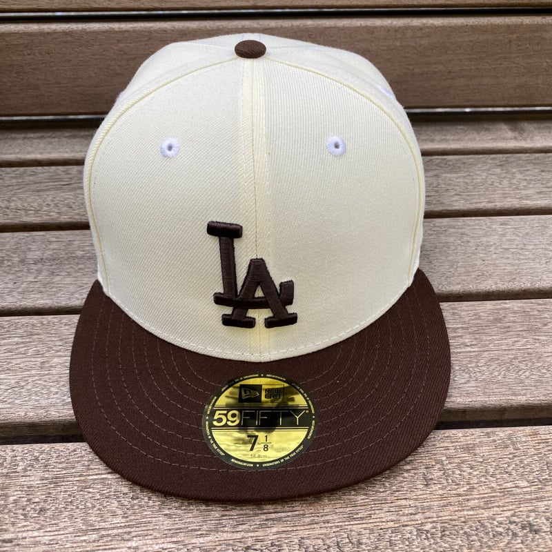 海外限定 ニューエラ 59fifty ドジャース LA サイドパッチ 7