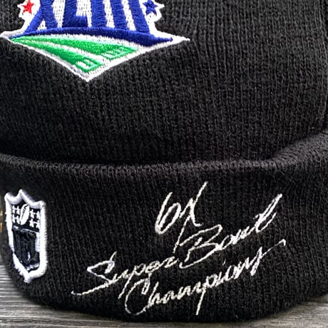 USA限定 NEWERA ニューエラ NFL スーパーボウル チャンピオンズ ニットキャップ スティーラーズ