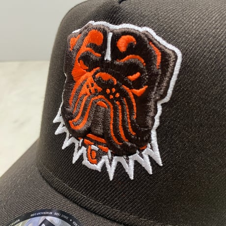 海外限定 Newera ニューエラ NFL 9Forty Aフレーム Browns ブラウンズ OTC ブルマスティフ キャップ (940-296)