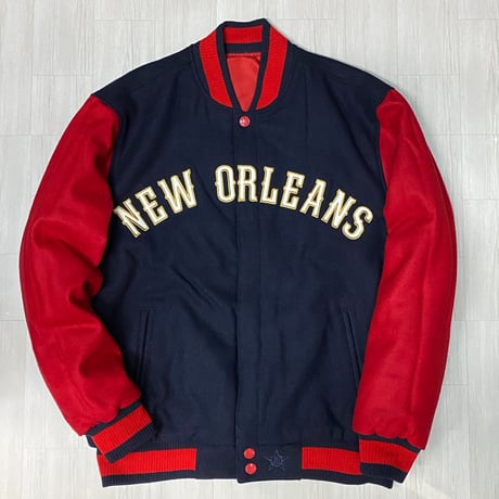 USA限定 JHデザイン NBA ニューオリンズ ペリカンズ Pelicans リバーシブル スタジャン