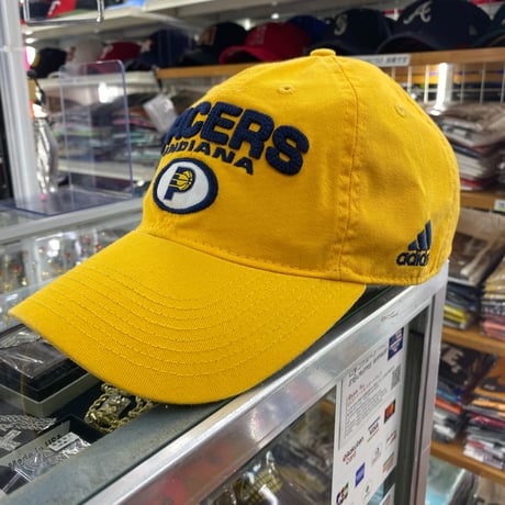 Adidas アディダス NBA インディアナ ペイサーズ Pacers  ストラップバックキャップ ゴールド