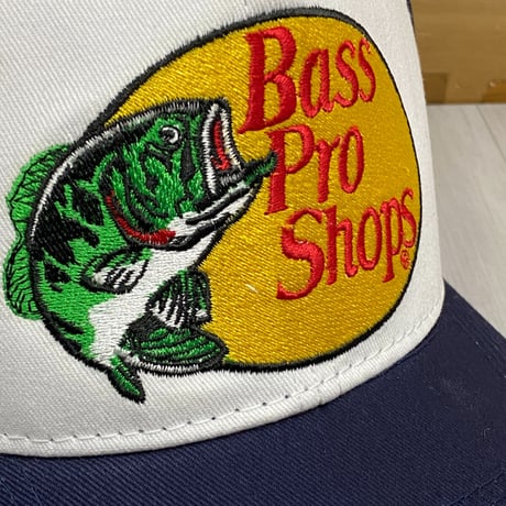 米国アウトドアブランド Bass Pro Shops バスプロショップス 刺繍ロゴ メッシュキャップ (Bps22)
