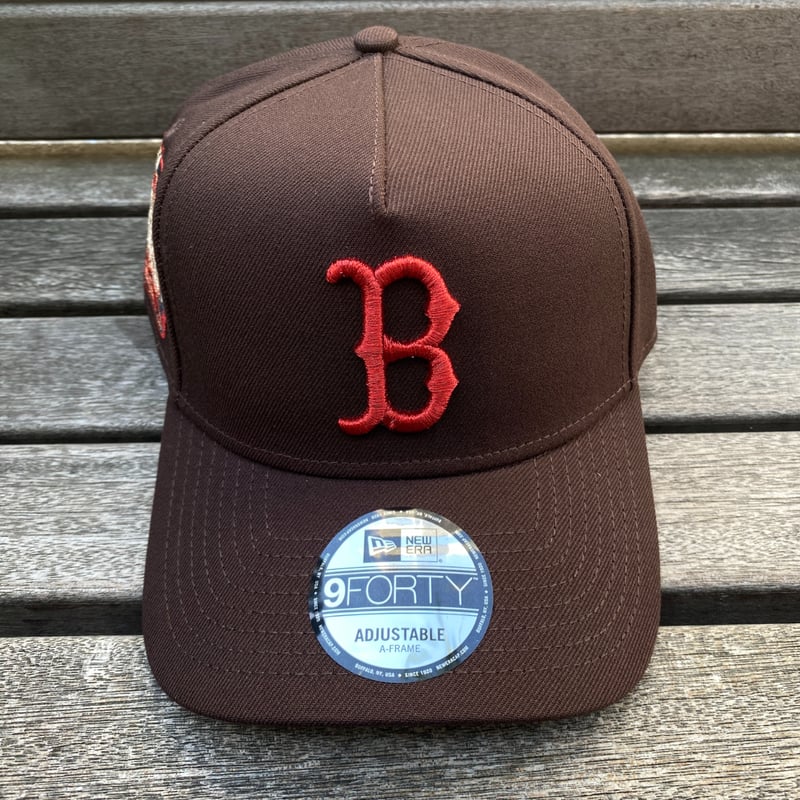 海外限定 Newera ニューエラ 9Forty Aフレーム Redsox ボストン