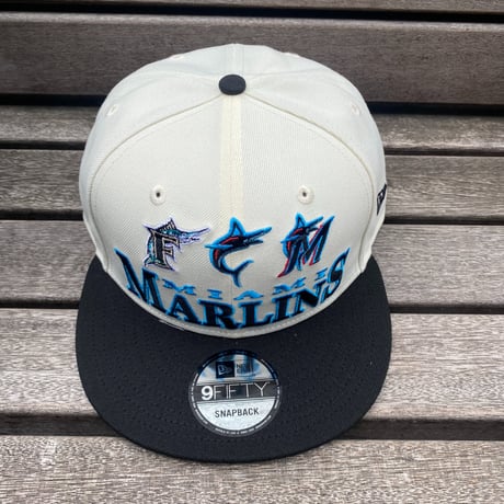 USA限定 9FIFTY ニューエラ MLB マイアミ マーリンズ Marlins スナップバックキャップ ARCHIVE (950-239)