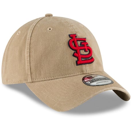 9Twenty ニューエラ NEWERA セントルイス カージナルス MLB ストラップバックキャップ KHAKI