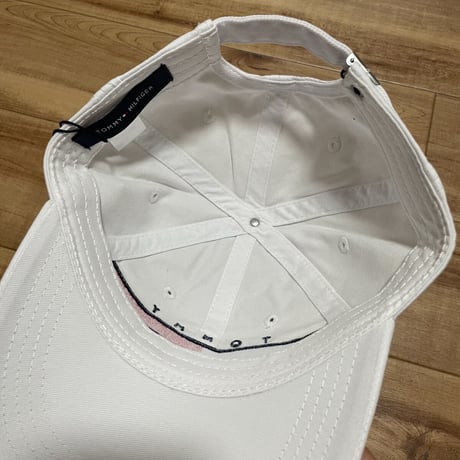 トミーヒルフィガー TOMMY HILFIGER ストラップバック キャップ 白 アイコンフラッグ (6)