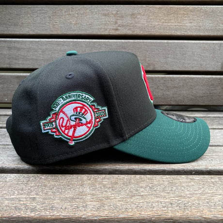 海外限定 Newera ニューエラ 9Forty A-Frame Aフレーム NY Yankees ヤンキース 100周年記念 (940-100)