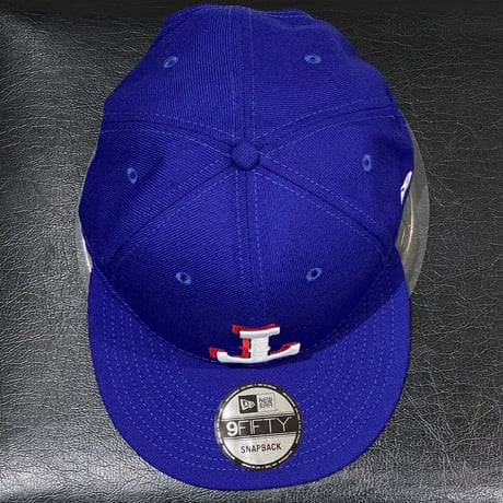 USA限定 Newera ニューエラ 9FIFTY アップサイドダウンロゴ スナップバック  TEX レンジャーズ MLB