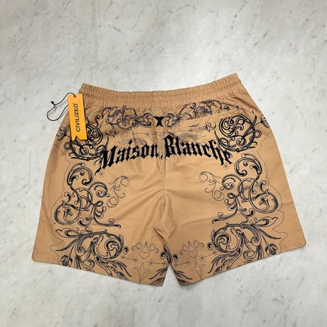 米国発 Civilized シヴィライズド Maison Blanche 半袖シャツ ショートパンツ セットアップ (SET3)