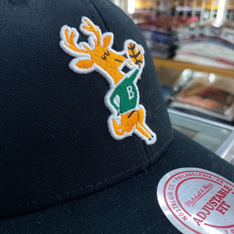 Mitchell&Ness ミッチェル&ネス NBA バックス Bucks 1968 初代ロゴ スナップバックキャップ