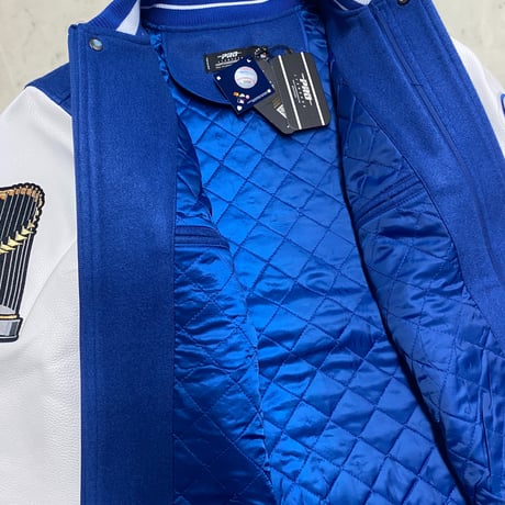 海外限定 PRO STANDARD 2025 ワールドシリーズ チャンピオンズ LA Dodgers ウール スタジャン (PRO-JK2)