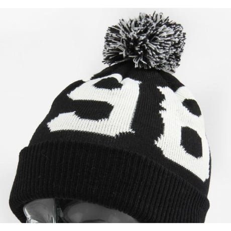 DIAMOND SUPPLY CO. ダイヤモンドサプライ ポンポン ニット帽 ニットキャップ 1998 ビーニー 黒