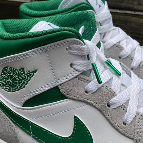 NIKE ナイキ AIR JORDAN1 MID エアジョーダン1 ミッドカット 緑/白/グレー