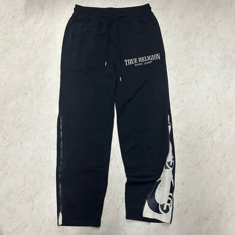 True Religion トゥルーレリジョン ZipUp Baggy Sweatpant バギー スウェットパンツ (JNS266)
