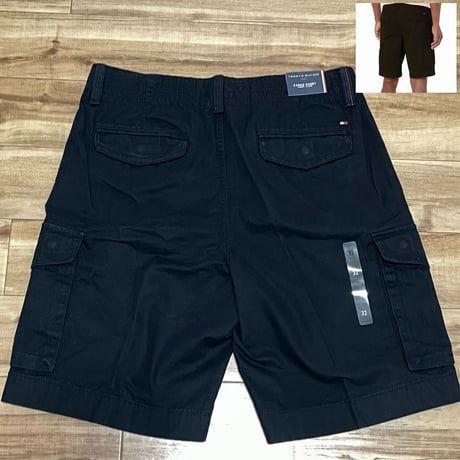 トミーヒルフィガー TOMMY HILFIGER USA カーゴ ショートパンツ THE DEEP BLACK