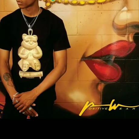 LA発 Positive Wear Clothing ポジティブウェア クロージング Golden Bear Tシャツ (PWT10B)