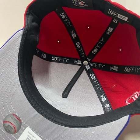 海外限定 NEWERA ニューエラ 59FIFTY Aフレーム Phillies フィラデルフィア フィリーズ Cartoon キャップ (21-5)
