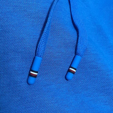 TOMMY HILFIGER USA トミーヒルフィガー HALF ZIP プルオーバーパーカー パレスブルー