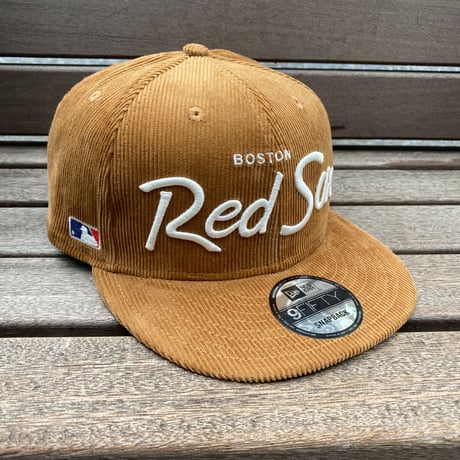 USA限定 9FIFTY ニューエラ MLB レッドソックス REDSOX コーデュロイ スナップバックキャップ