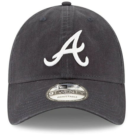 9Twenty ニューエラ NEWERA アトランタ ブレーブス  MLB ストラップバックキャップ ROAD 紺