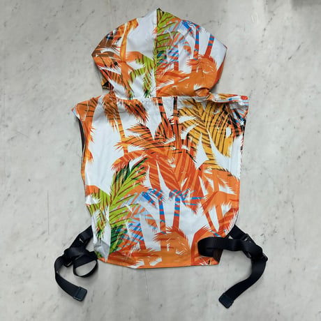 米国発 Civilized シヴィライズド スウェットセットアップ 着脱可能ベスト付き 3点セット Palm Tree 茶 (SET18)