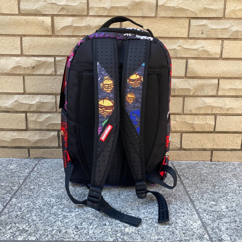 【美品】SPRAYGROUND ニコロデオンコラボリュック Sprayground x Nickelodeon Nicktoons Bust Through Black