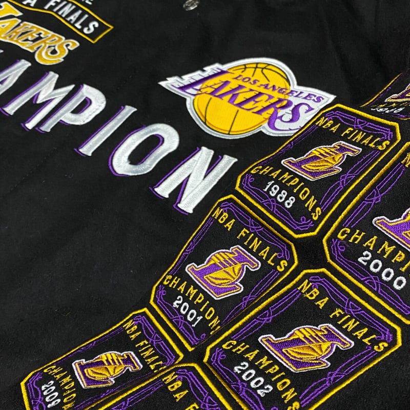 【限定品】JH NBA スタジャン LAKERS レイカーズ 刺繍ワッペン L 限定品】JH NBA スタジャン LAKERS レイカーズ 刺繍ワッペン L