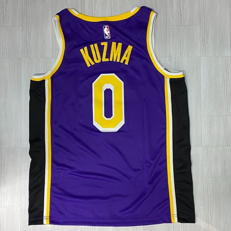米国規格 NIKE ナイキ Lakers レイカーズ NBA カイルクーズマ オーセンティック ジャージー 紫