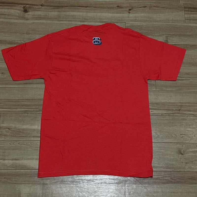 S】Stussy ステューシー 半袖 SSリンク Tシャツ 赤 ストリート S】Stussy ステューシー 半袖 SSリンク Tシャツ 赤 ストリート